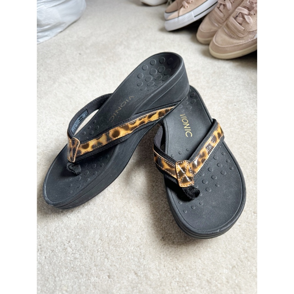 Vionic Animal Print Sandals